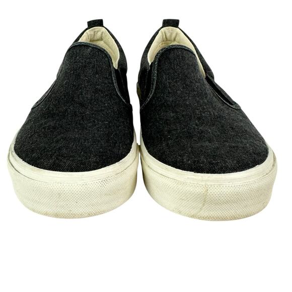 Taos Rubber Soul Charcoal Canvas Slip-On Loafers Size 8 RBS-13650 - Picture 3 of 8